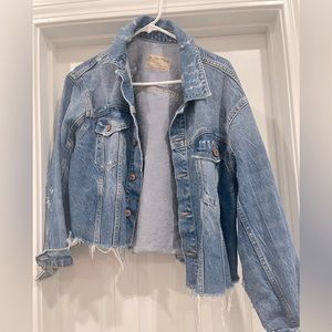 Crop blue Jean jacket size medium from Nordstrom
